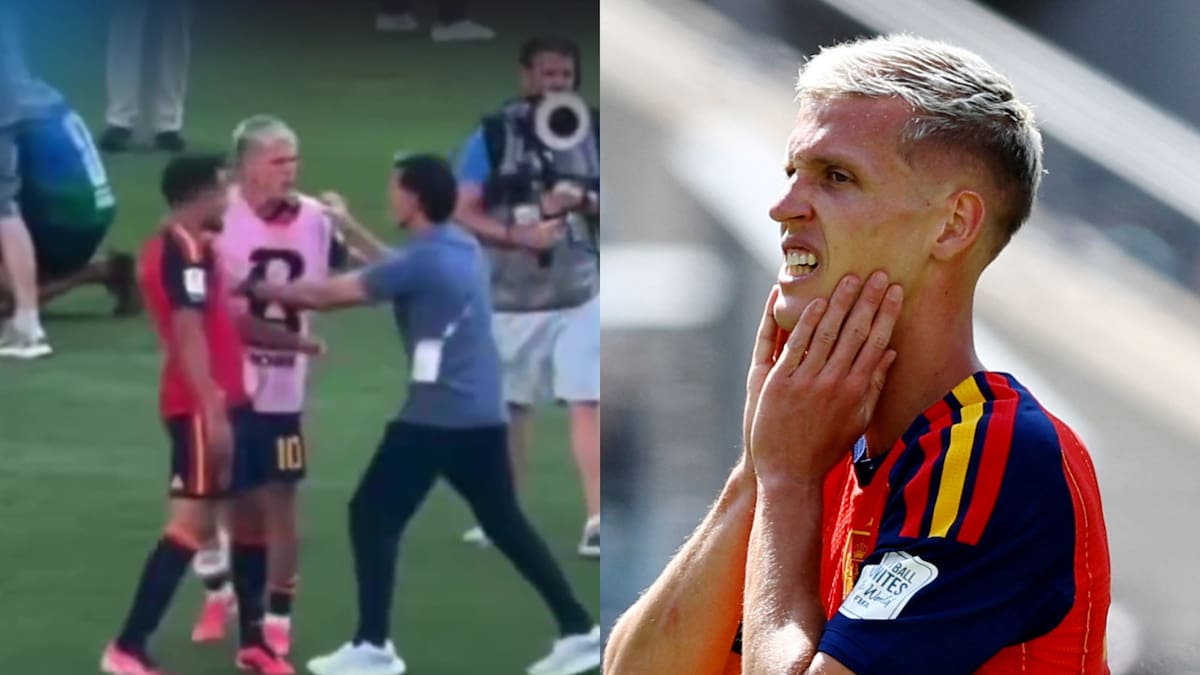Dani Olmo no aceptó las disculpas del Ratón Ayala tras su pelea en la final del Mundial y lo acusó de “faltar a la verdad”