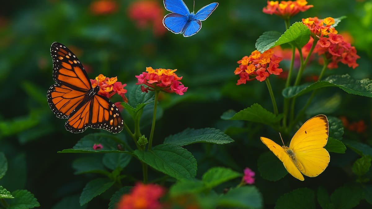 Un paraíso de mariposas en tu jardín: la planta que florece en otoño y llena de color cualquier espacio de tu casa