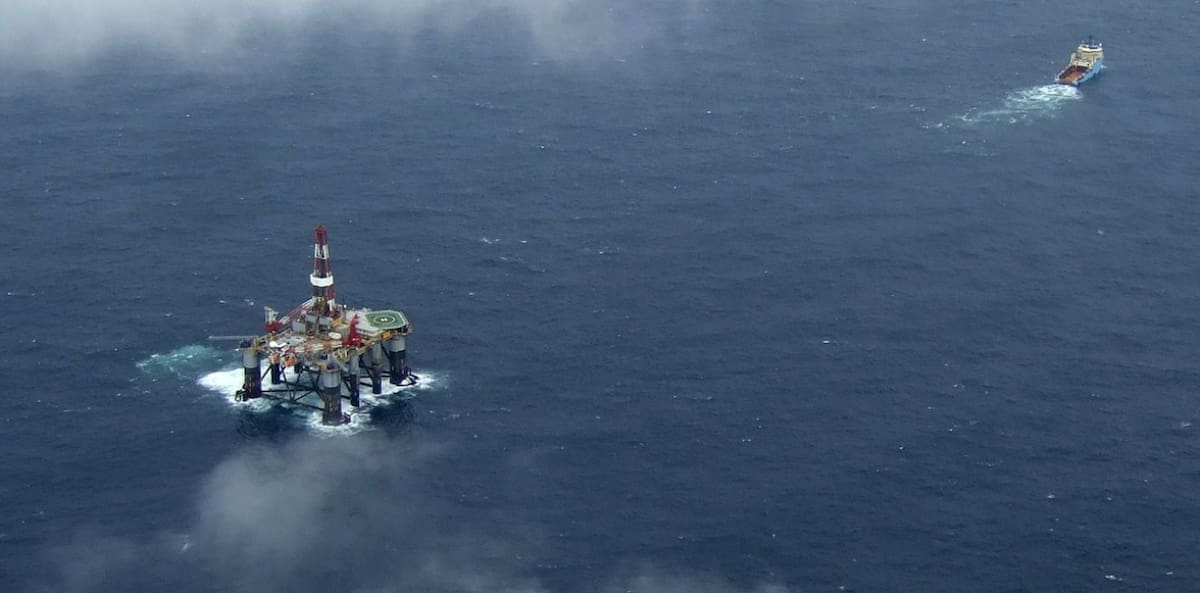 La plataforma de perforación para extraer petróleo.REUTERS / Gary Clemente