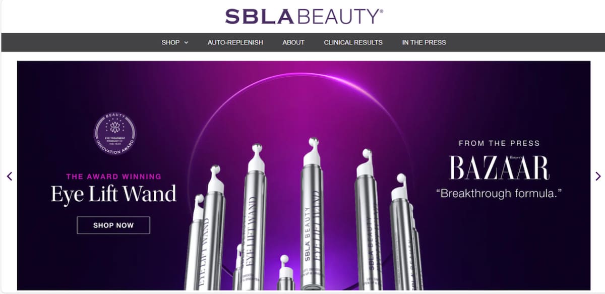 La plataforma de venta online de SBLA sigue en línea. Foto: Captura.