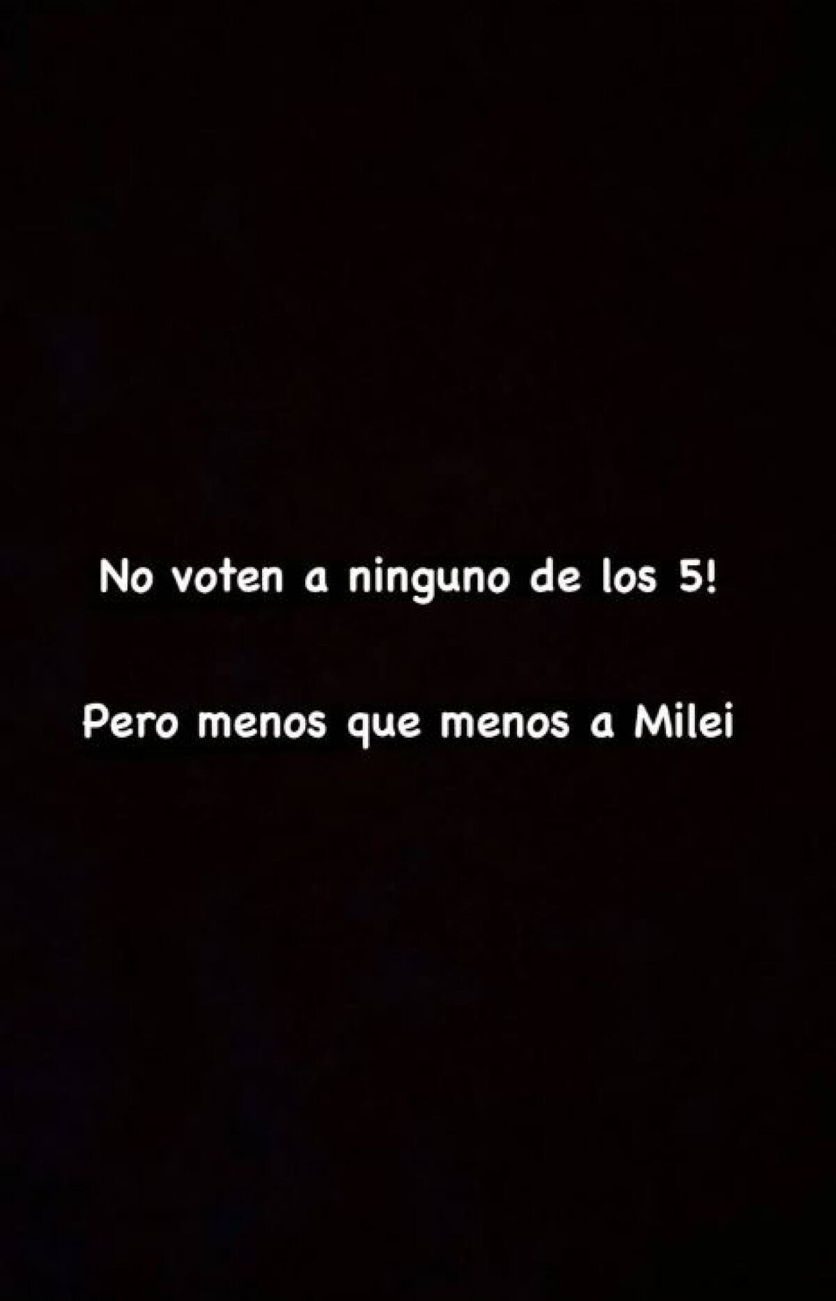 La polémica publicación de Lucas Benedetto. Foto: Instagram @lucasbenedetto.vp.