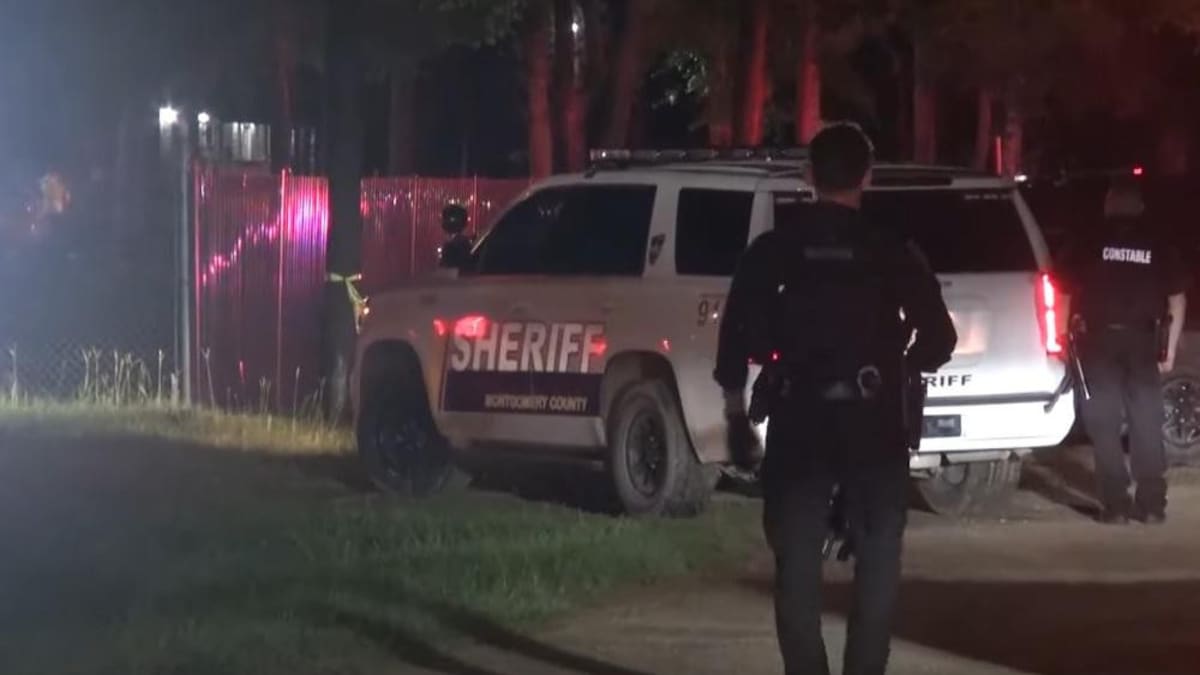 La policía texana en la escena del crimen. Foto: captura.