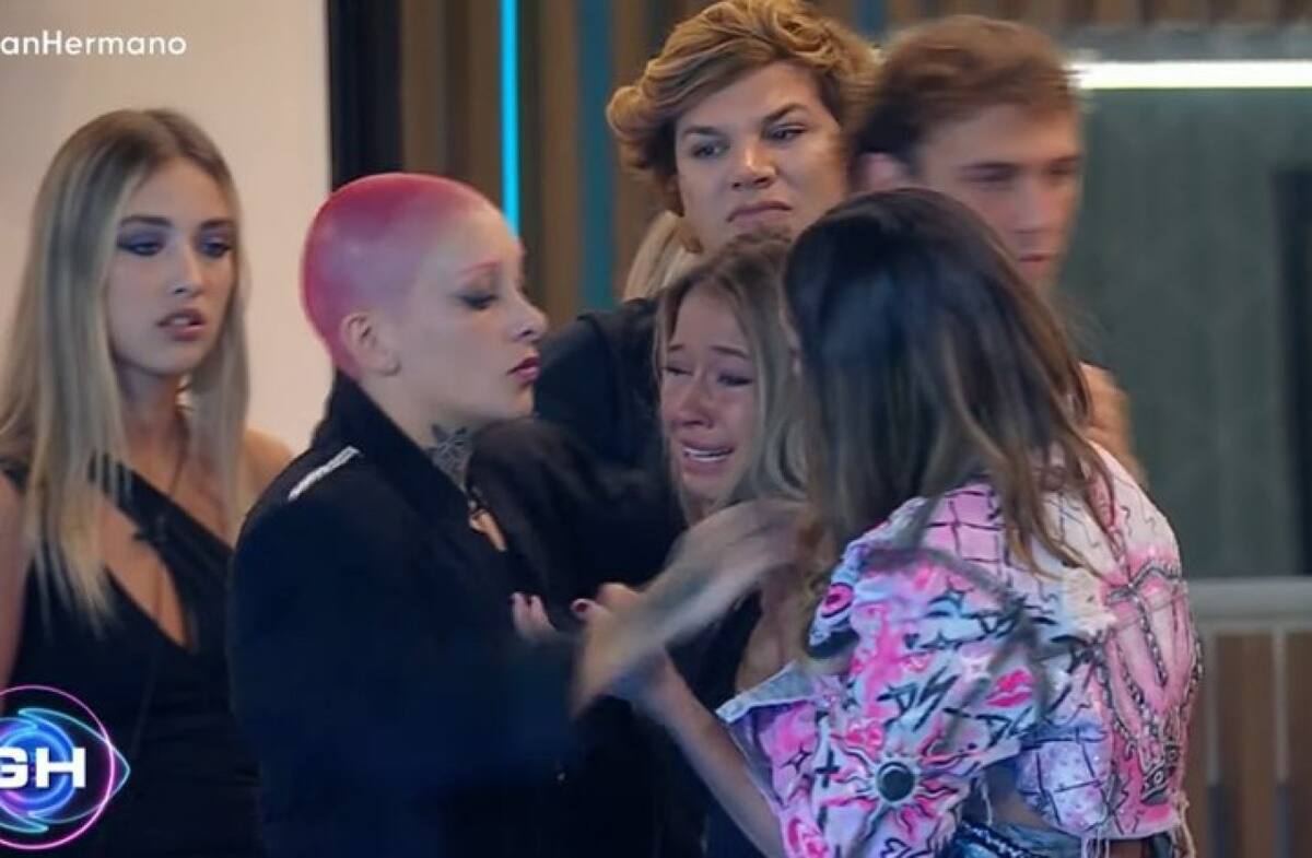 La reacción de Zoe tras la inesperada eliminación de Rosina. Foto Captura Telefe.