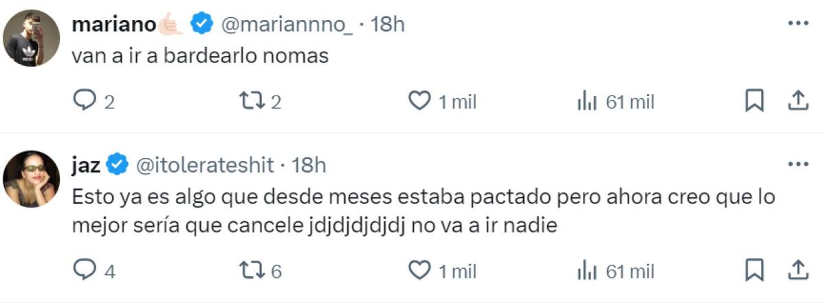 La repercusión de la gente. Foto: X.