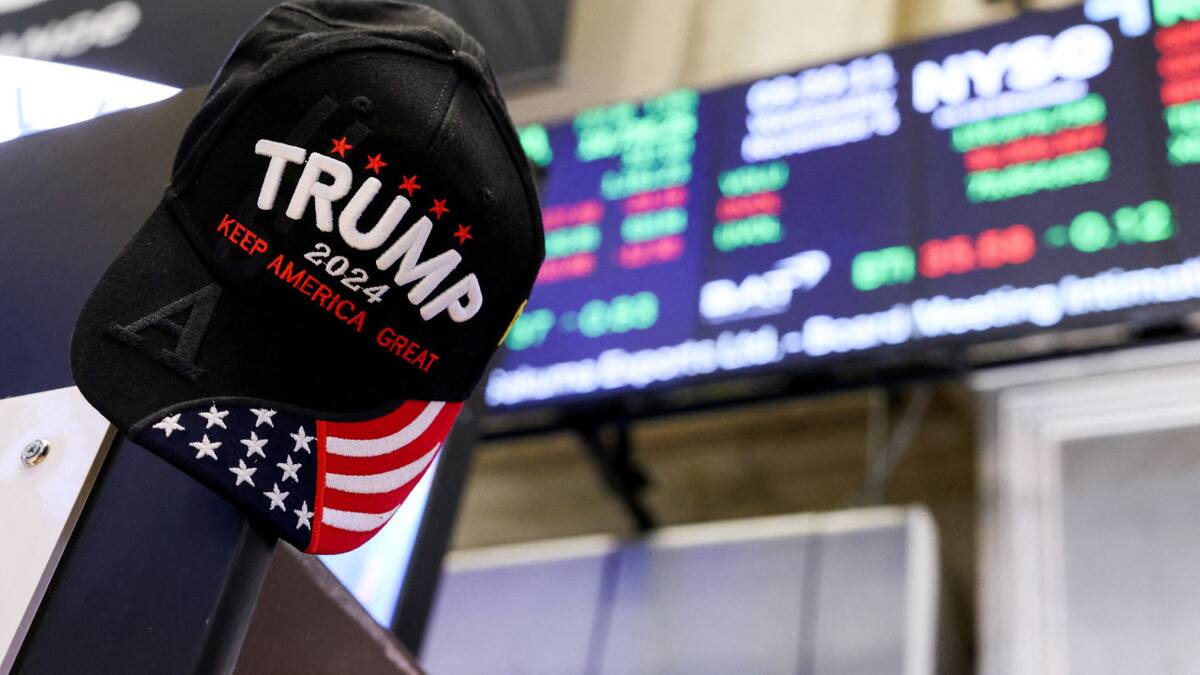 El "efecto Trump" en Wall Street. Foto: Reuters