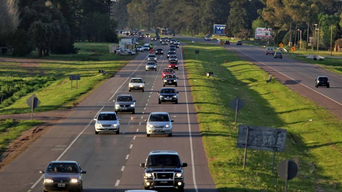 La Ruta 2, un clásico para ir a Mar del Plata.