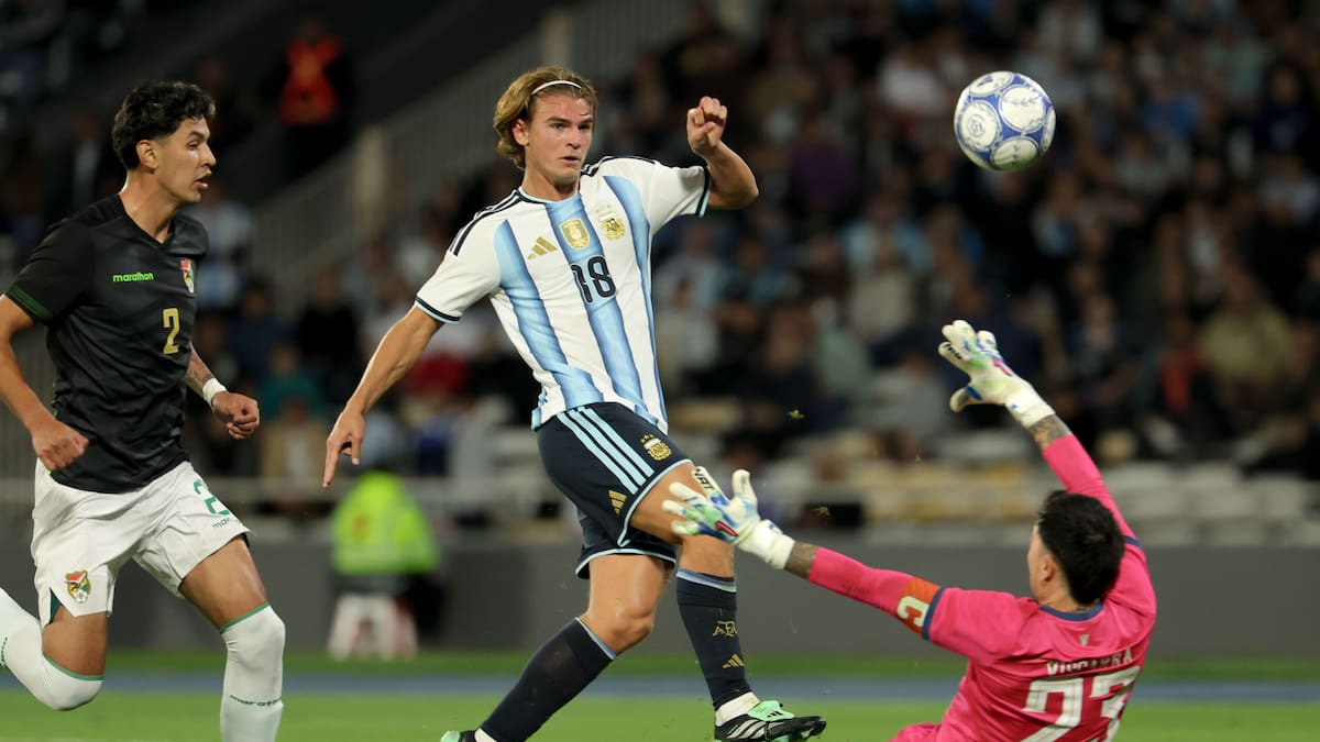 La Selección Argentina goleó 4 a 0 a Bolivia en el amistoso sin Messi