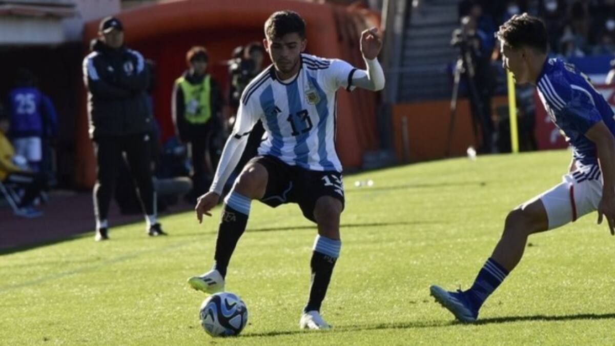 La Selección Argentina Sub 23 cayó ante Japón en un amistoso. Foto: Prensa Selección