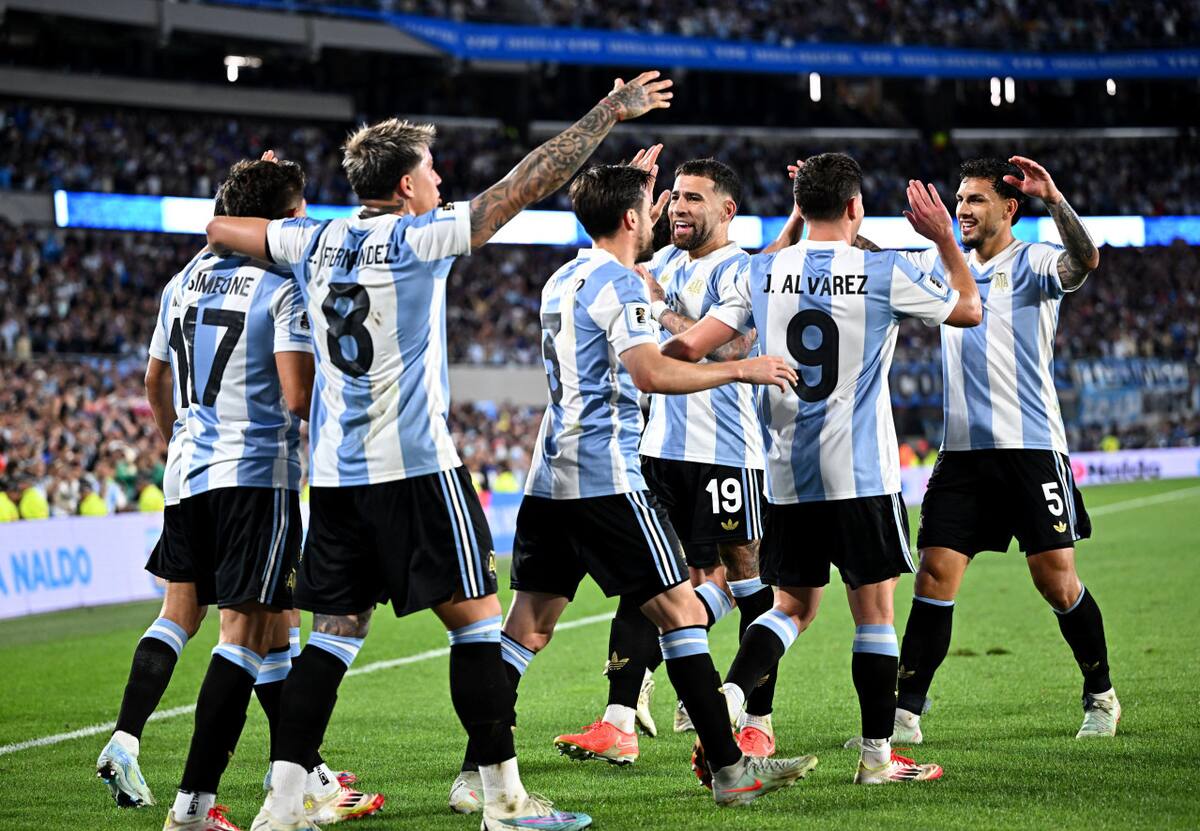 La Selección Argentina y un show de fútbol. Foto: Reuters/Rodrigo Valle