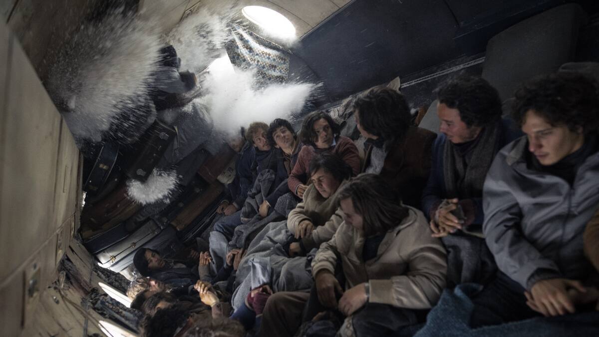 "La sociedad de la nieve". Foto: Netflix.