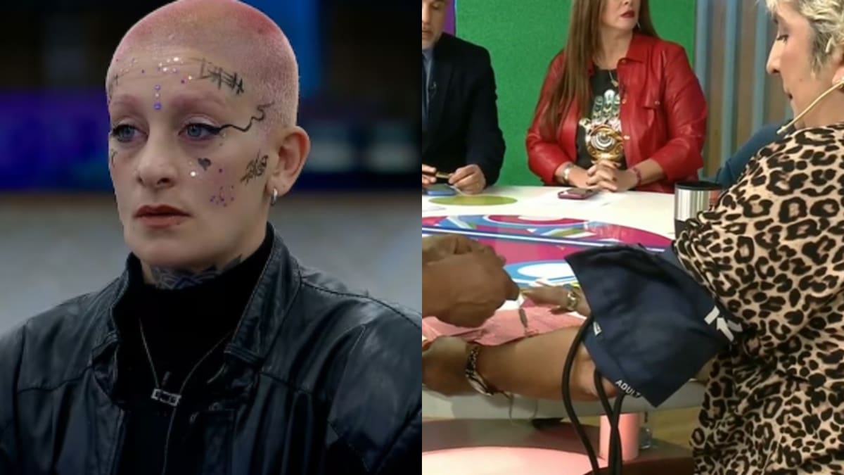 La tarotista se comenzó a sentir mal tras hablar sobre Furia. Fotos: Instagram - captura Net TV.