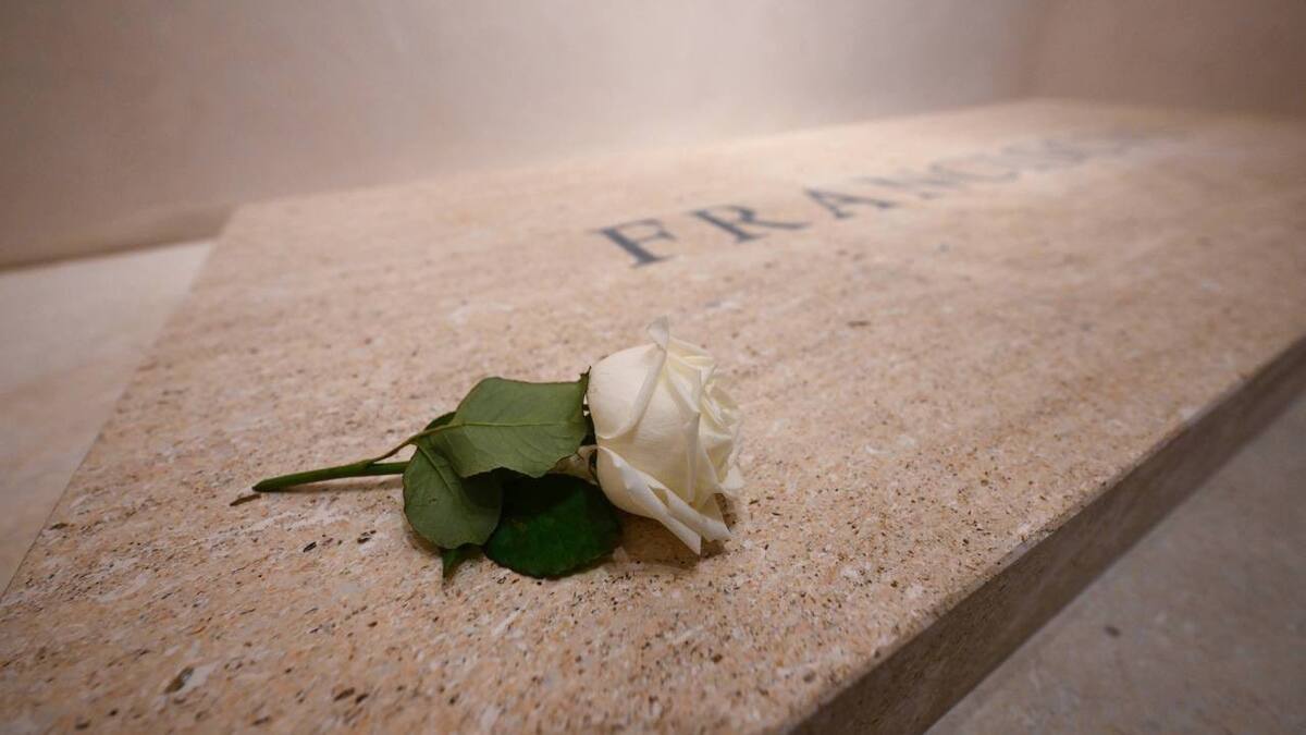 La tumba del papa Francisco. Foto: Vaticano