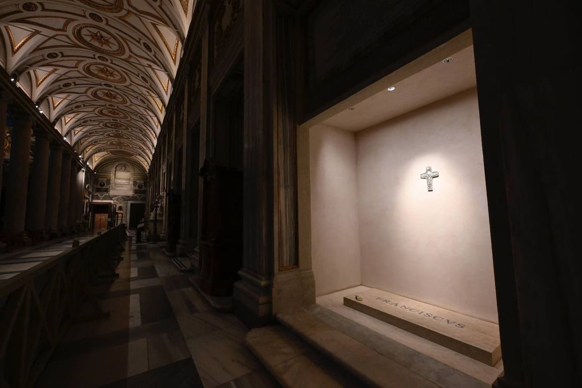 La tumba del papa Francisco. Foto: Vaticano