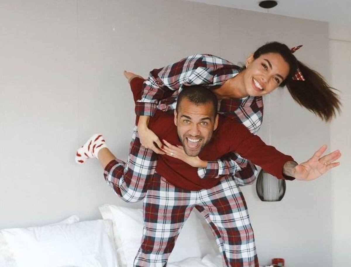 La última foto de Joana Sanz con Dani Alves. Foto: Instagram @joanasanz.
