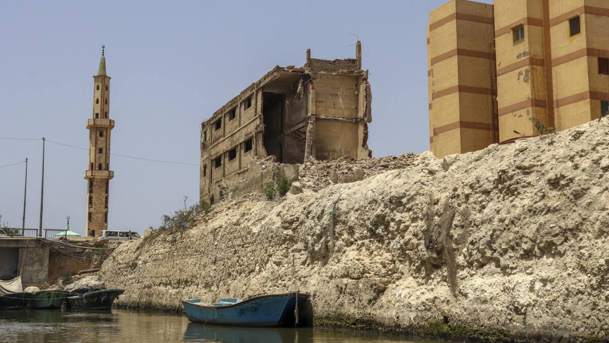 La "Venecia de Egipto" se desvanece por la contaminación y proyectos industriales. Foto: EFE.