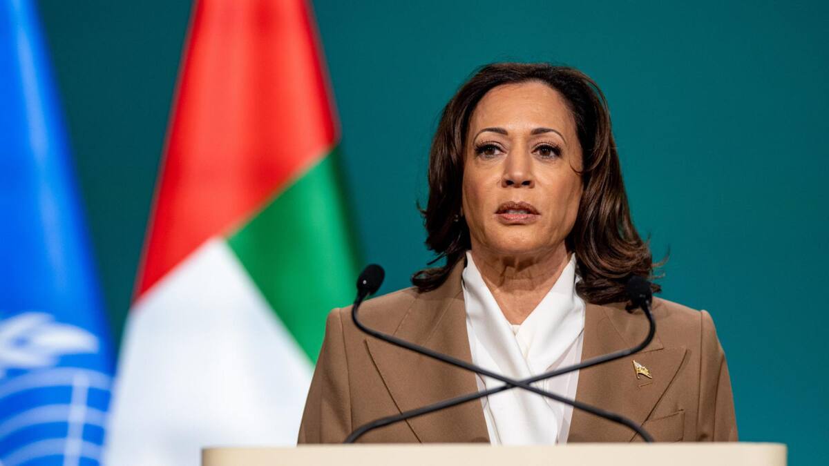 La vicepresidenta de Estados Unidos, Kamala Harris, prometió en la COP28 que su país aportará 3.000 millones de dólares al Fondo Verde del Clima.
