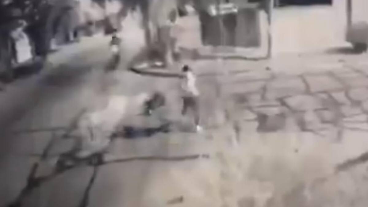 Ladrón fue abatido por policía en intento de robo, captura de video