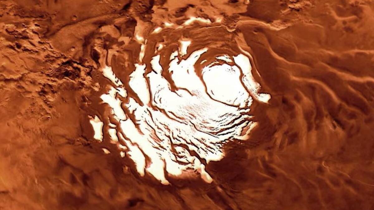 Lago escondido en planeta Marte, NASA