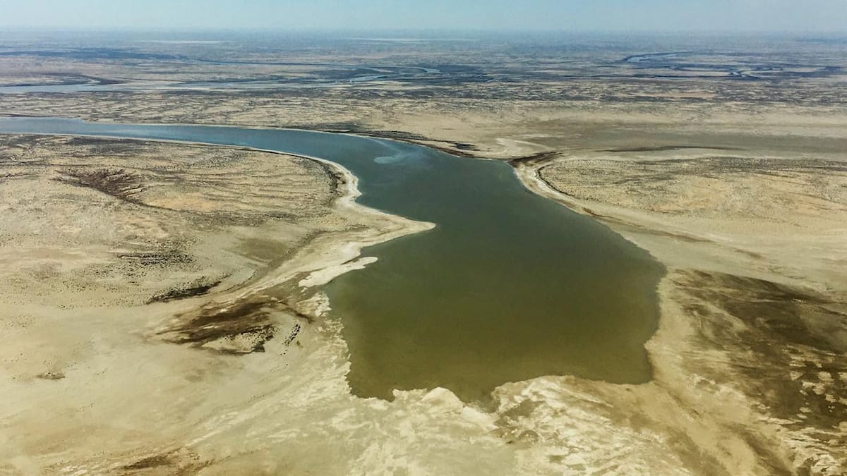 Lago Eyre. Foto: theaustralian