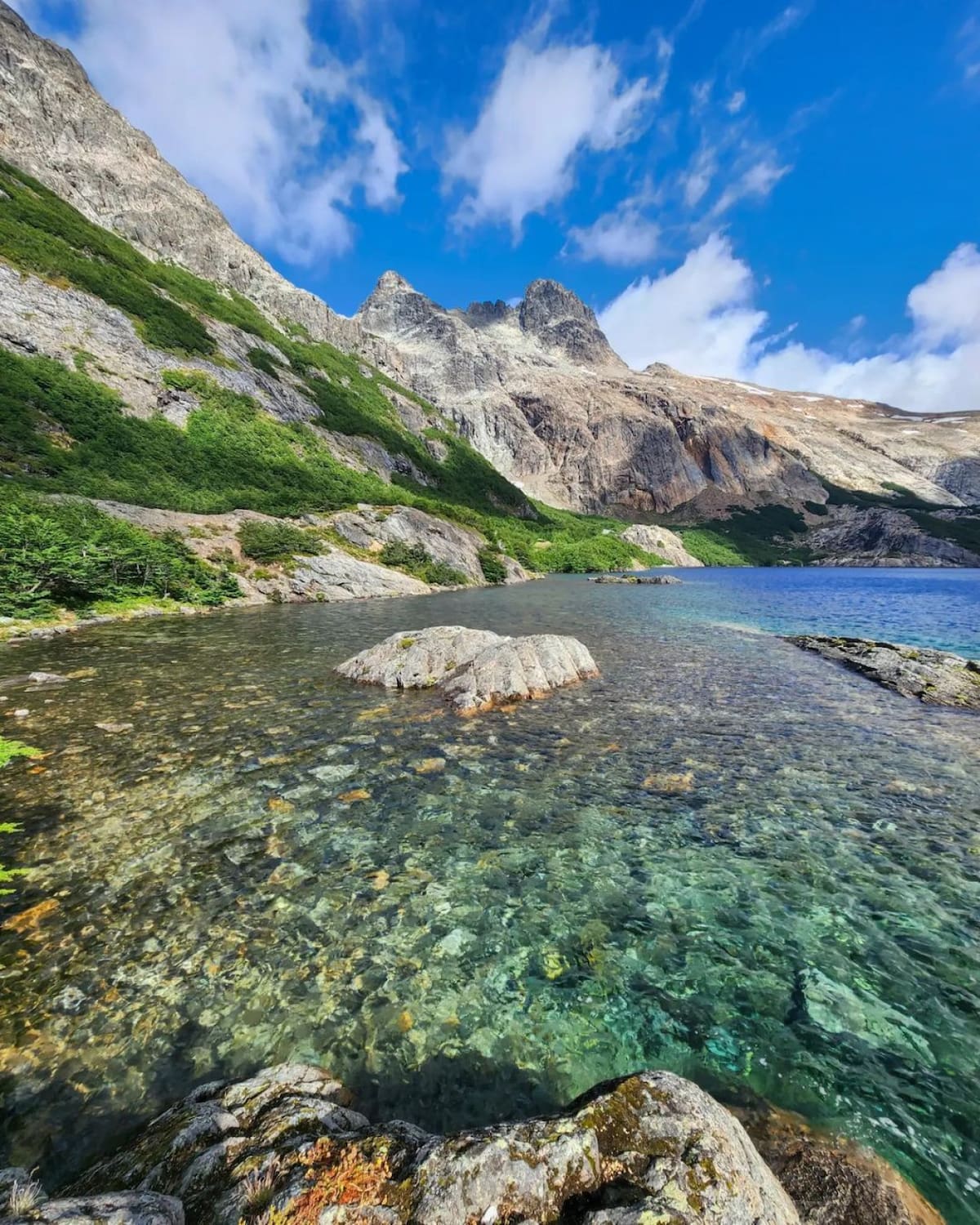 Laguna Azul. Foto Instagram @travel.arg.