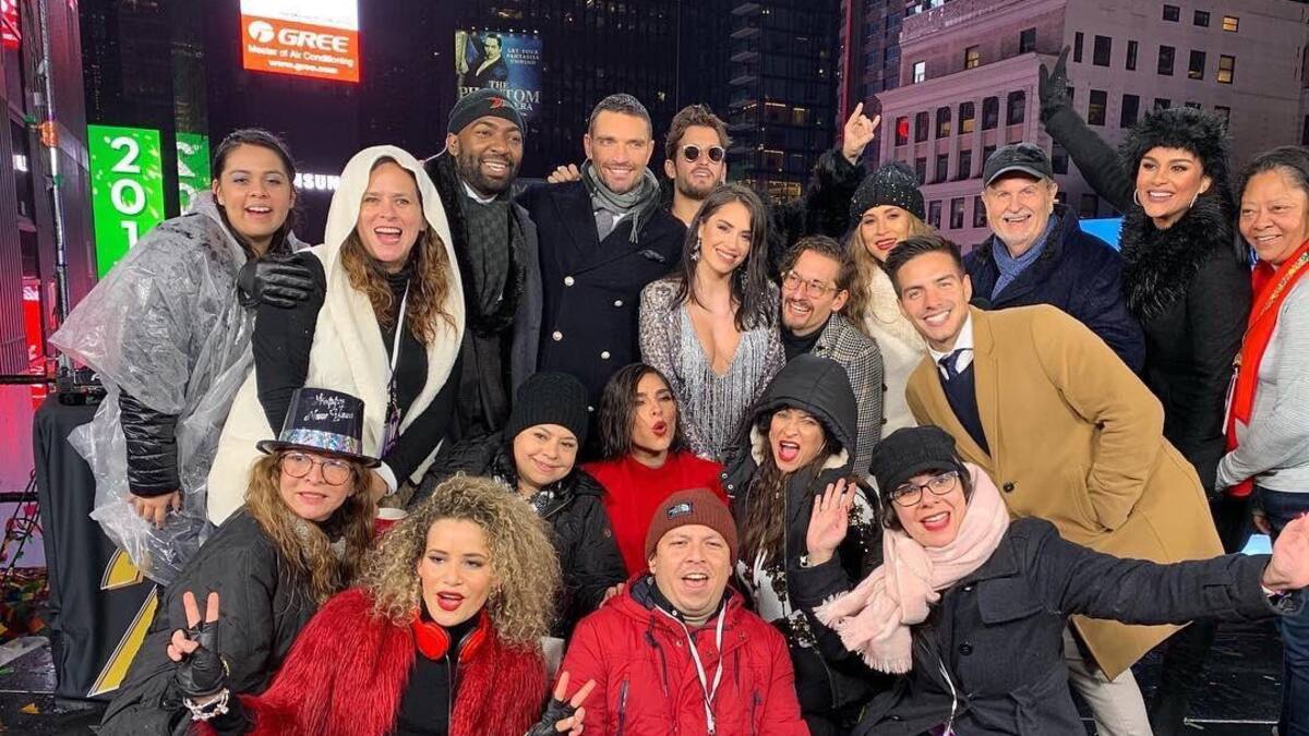 Lali Espósito en Time Square - Año nuevo
