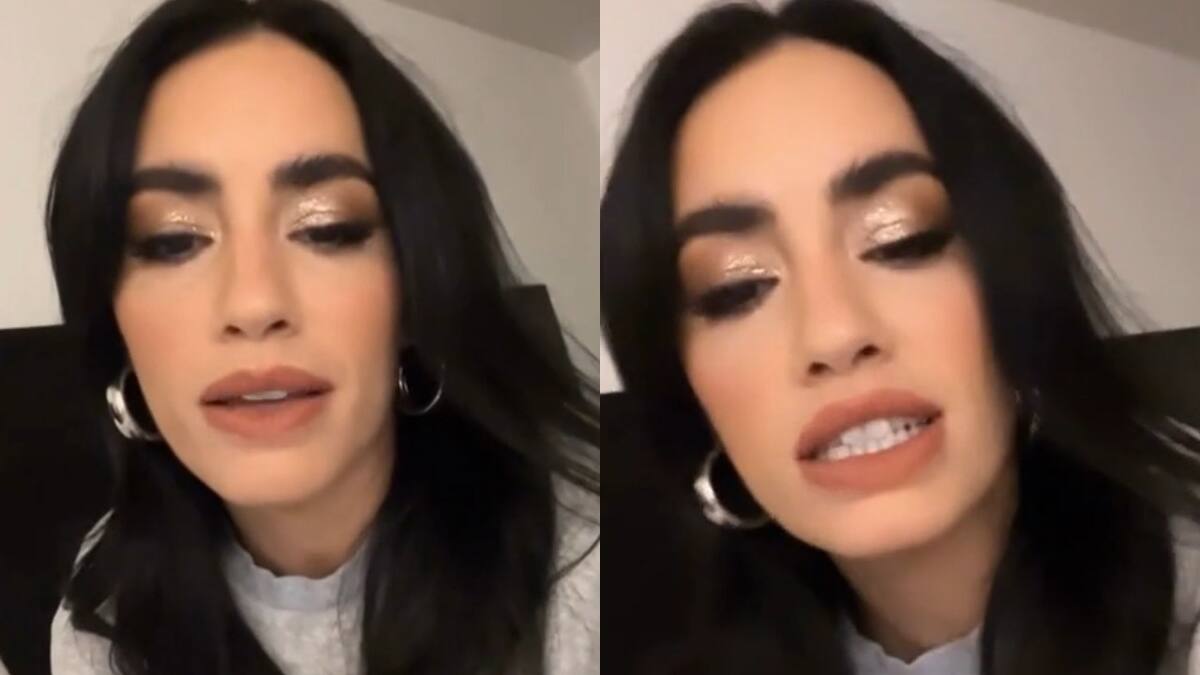 Lali explicó por qué no pudo cantar en Chile. Foto: captura.