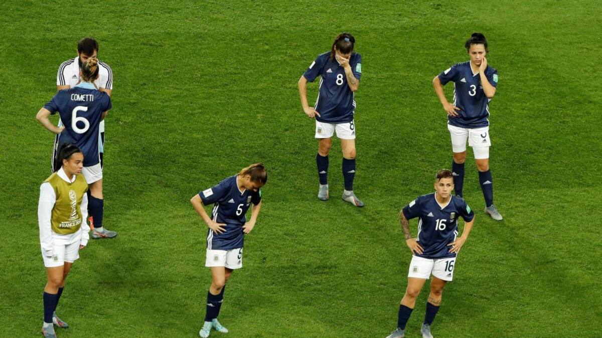 Lamento de la Selección Argentina en el Mundial Femenino de Francia 2019 (Reuters)