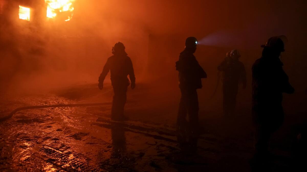 El ataque aéreo se concentró principalmente en la región fronteriza de Kursk. Foto: Reuters.