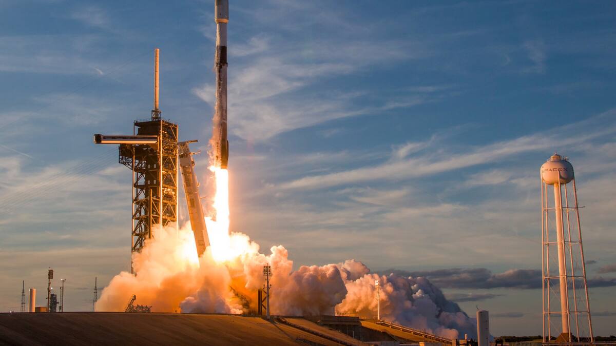 Lanzamiento del segundo satélite espía de Corea del Sur. Foto: X @SpaceX.