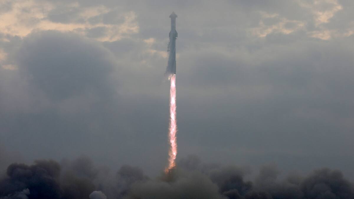 Lanzamiento del Starship. Foto: Reuters