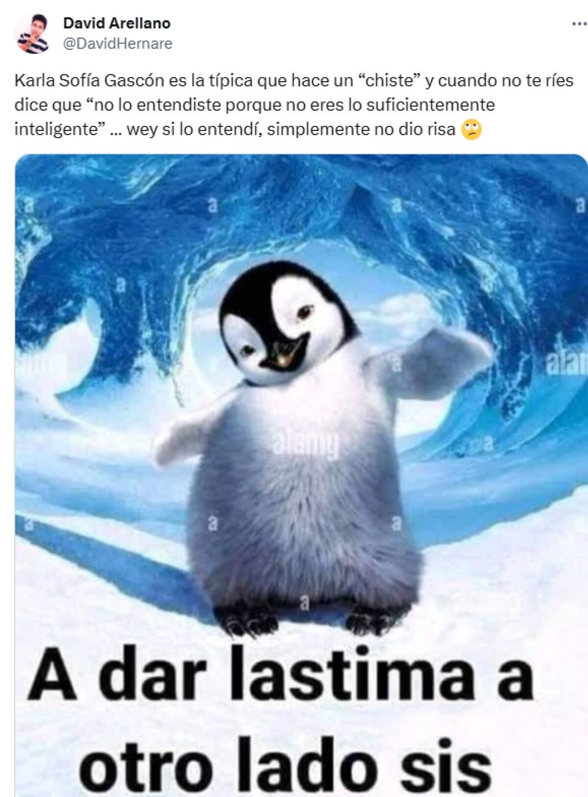 Las críticas a Karla Sofía Gascón. Foto: X.