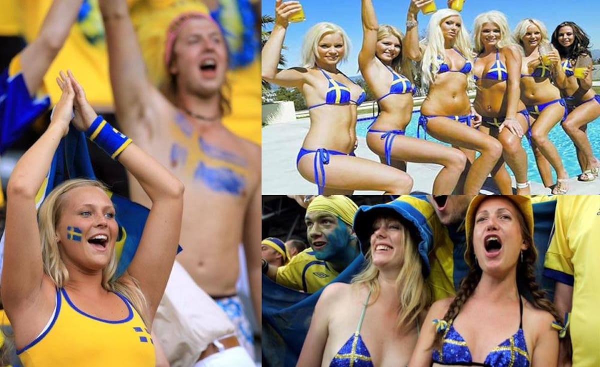 Las diosas hot de Suecia - Mundial Rusia 2018