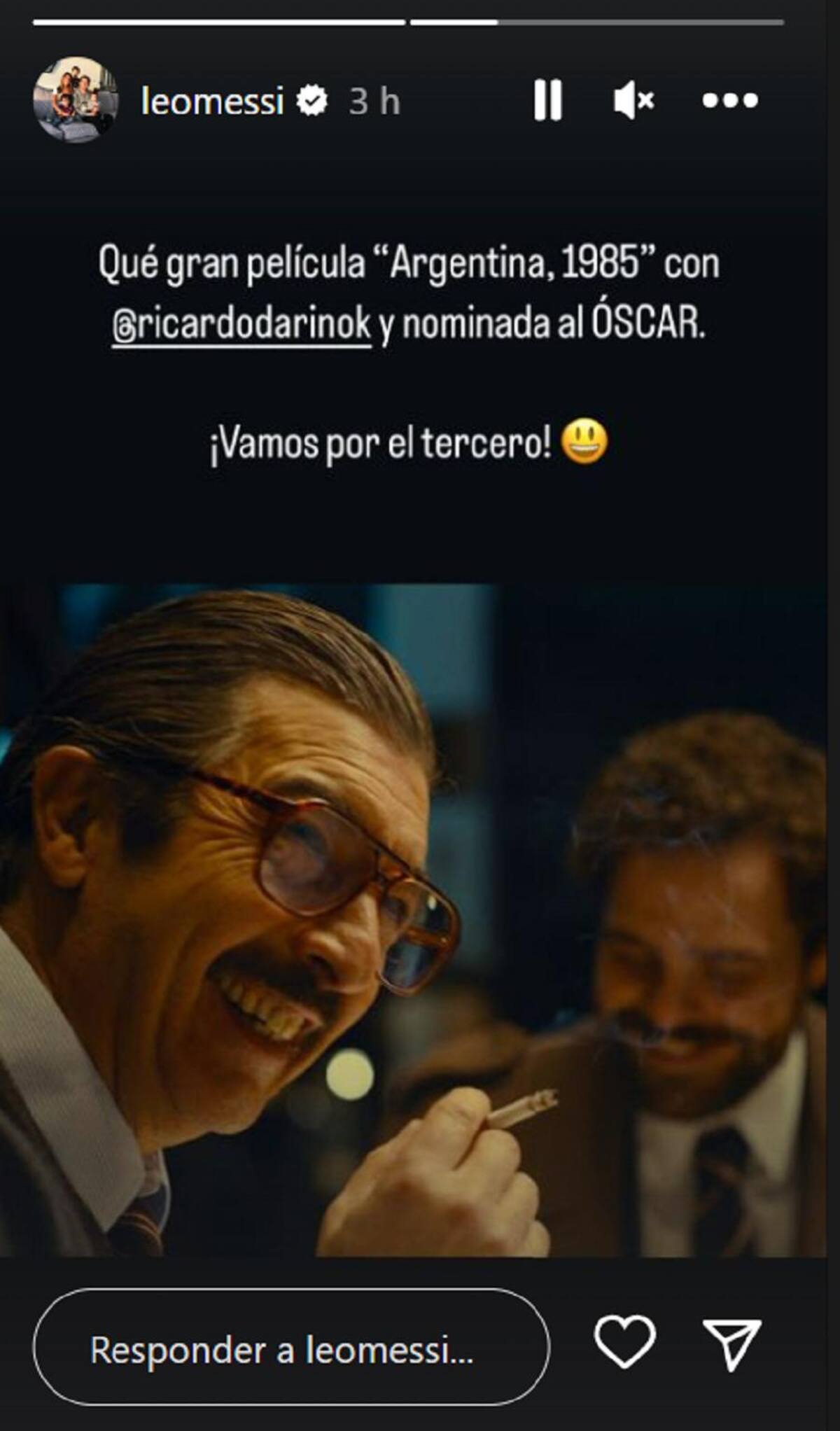 Las felicitaciones de Messi para