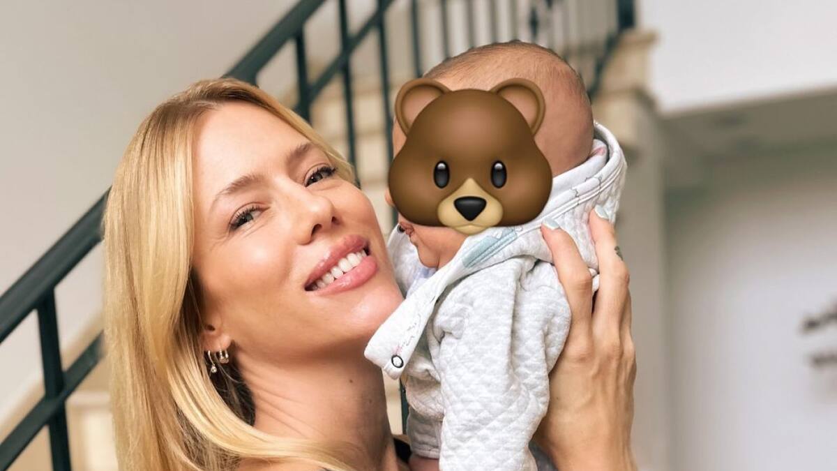 Nicole Neumann junto a su hijo Cruz. Foto: Instagram.