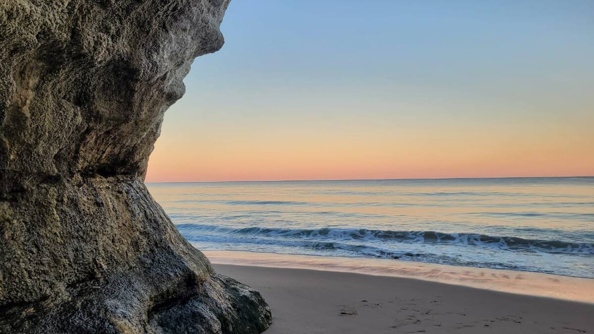En los últimos días, la ola de calor favoreció la aparición de aguas vivas en Las Grutas. Foto Wikipedia