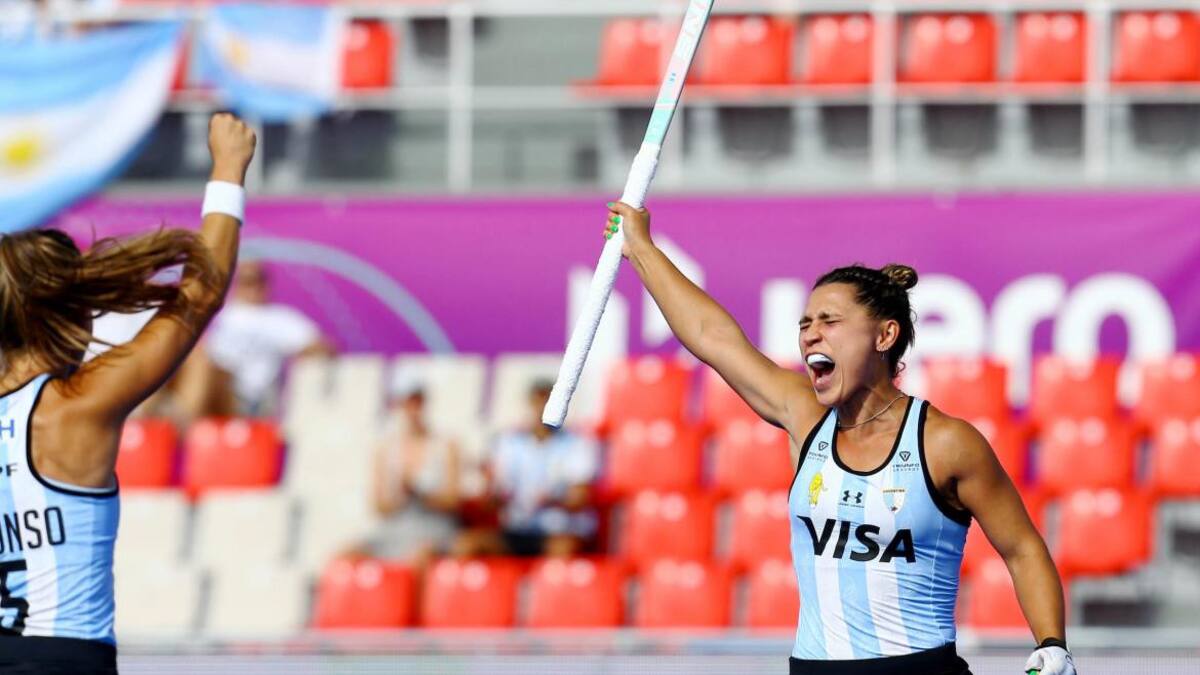 Las Leonas en el Mundial de Hockey 2022. Foto: NA.