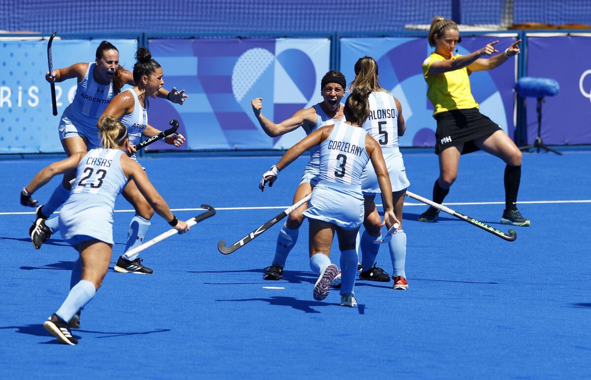 Las Leonas se encuentran en las semifinales de los Juegos Olímpicos. Foto: Reuters.