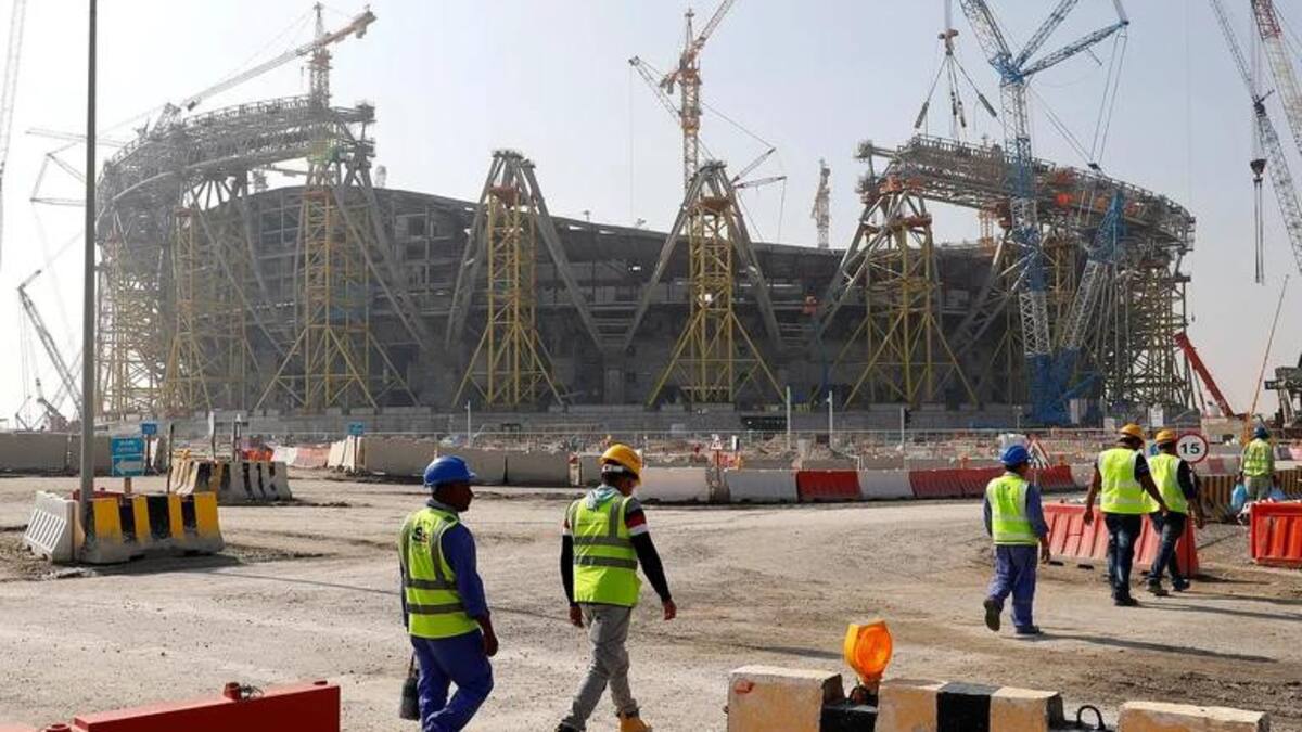 Las obras en Qatar 2022. Foto: Reuters.