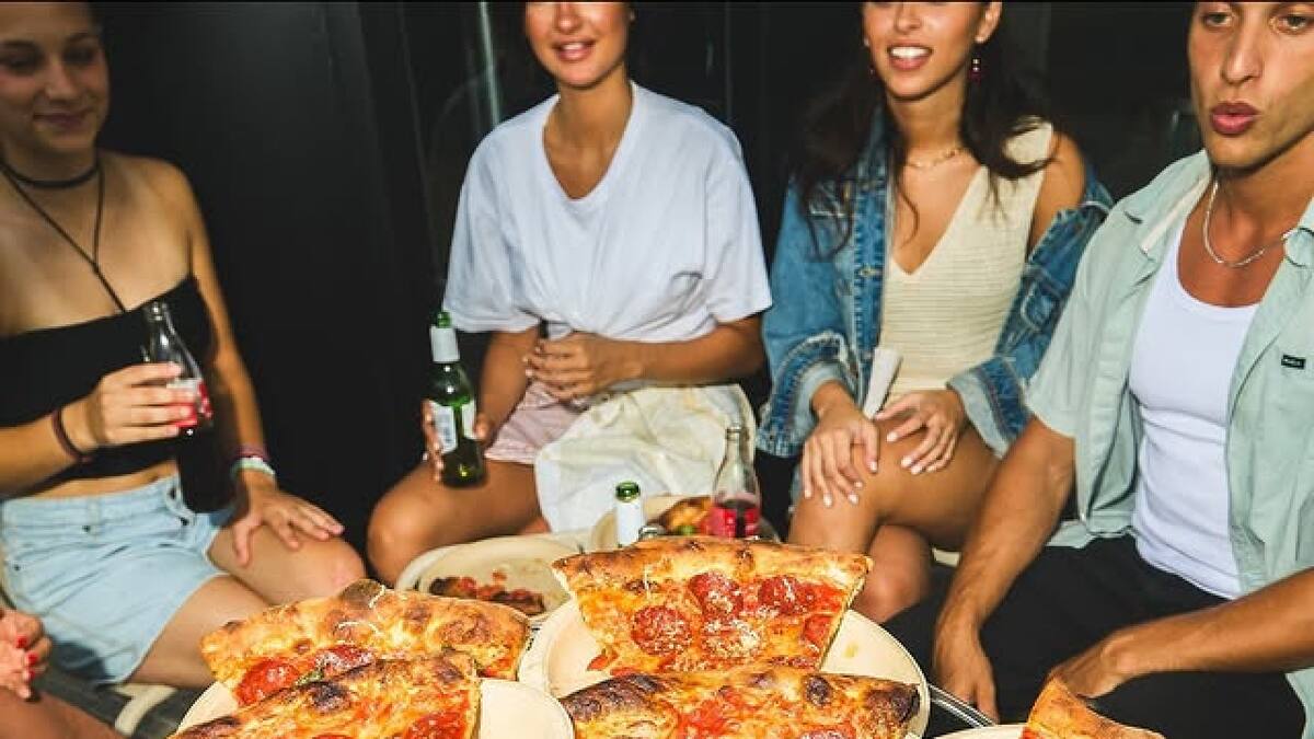 Las porciones de pizzas de "Kalis". Foto: Instagram @kalis.pizza.