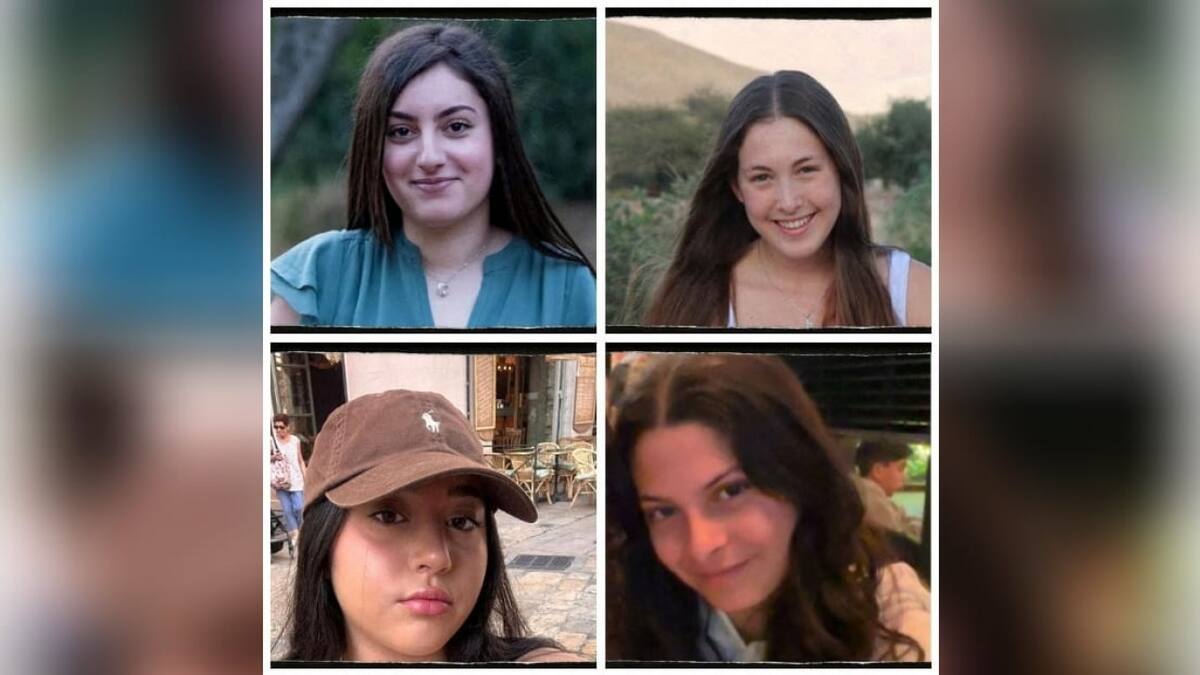 Las rehenes israelíes que serán liberadas por Hamás. Foto: Reuters / Bring Them Home Now.