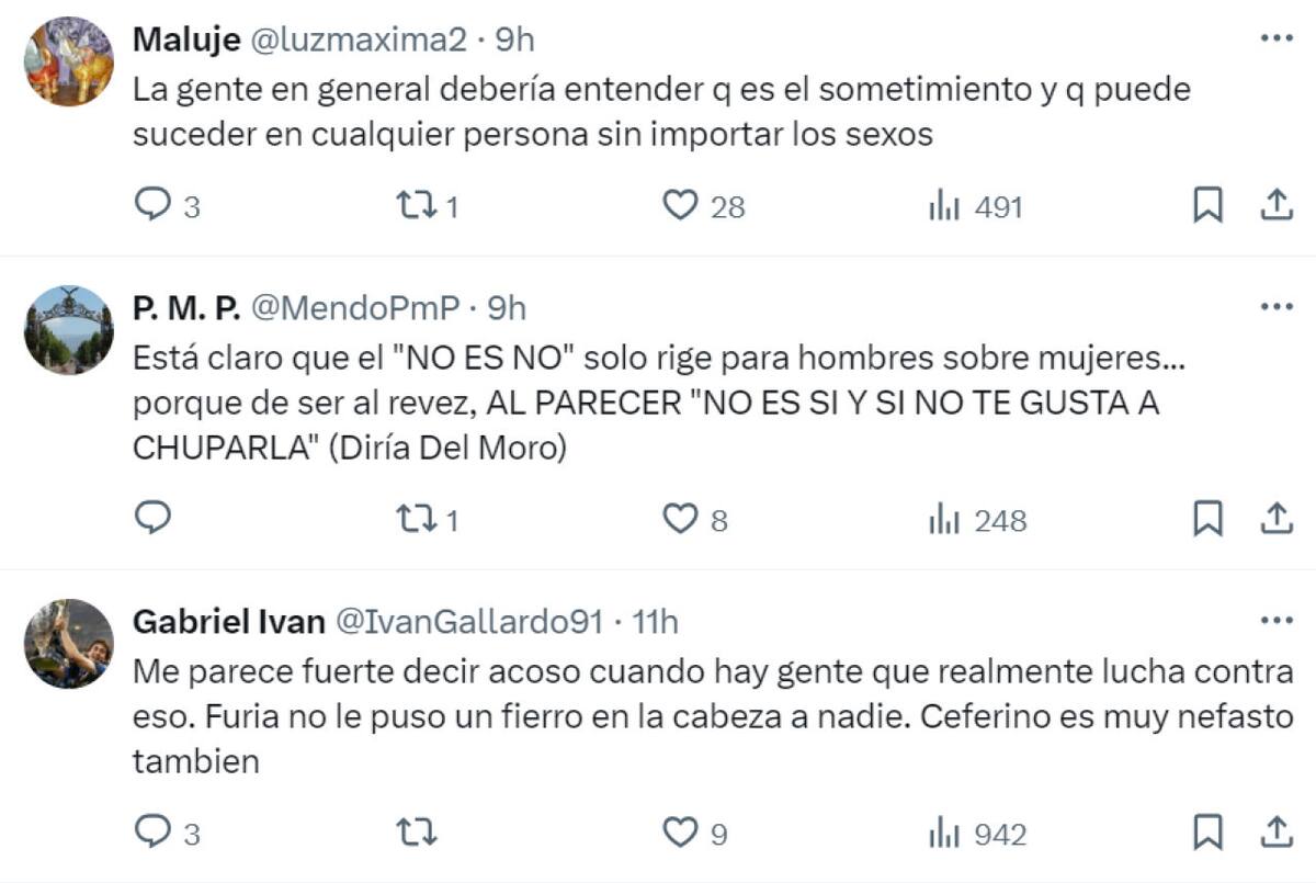 Las repercusiones en redes. Foto: X.