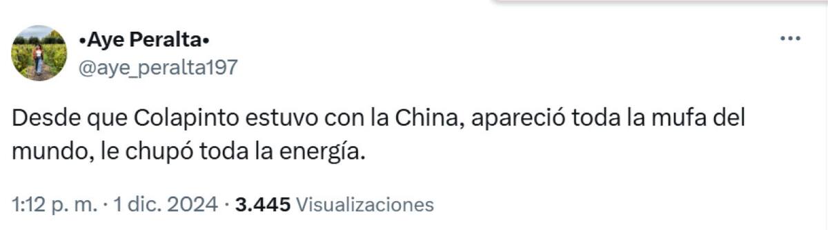 Las repercusiones en redes tras el choque de Colapinto. Foto: X.