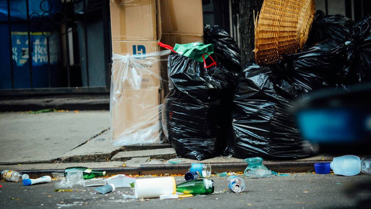 Las restricciones para sacar la basura en las fiestas. Foto: Unsplash.