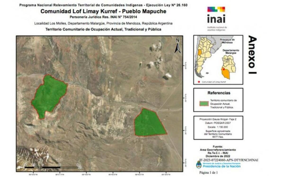 Las tierras que entregaron a la comunidad Mapuche_Télam