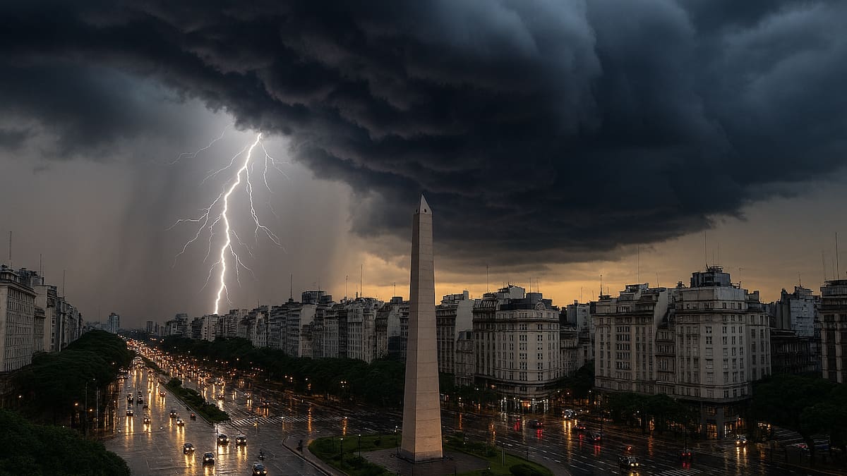 Las tormentas volverán y romperán la estabilidad atmosférica que hay en Buenos Aires.