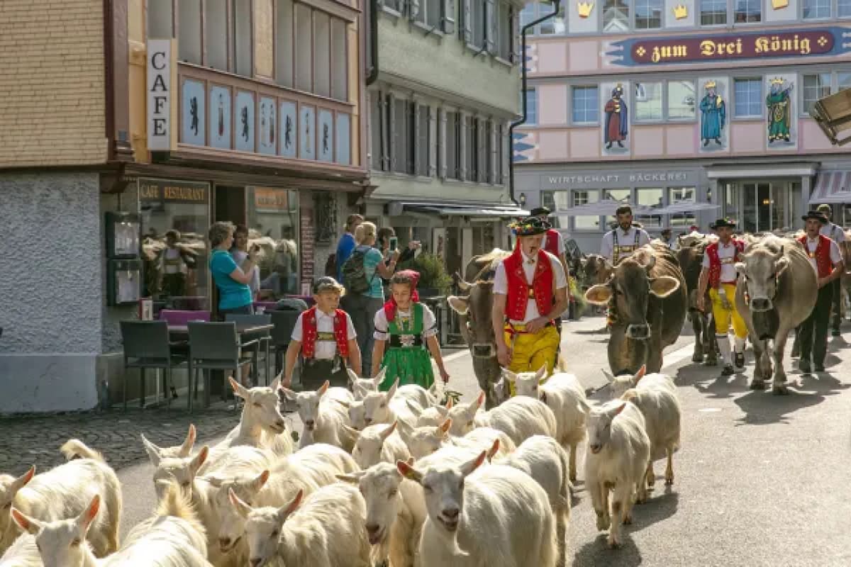Las tradiciones en Appenzell están más vivas que nunca. Foto: Turismo Suiza.