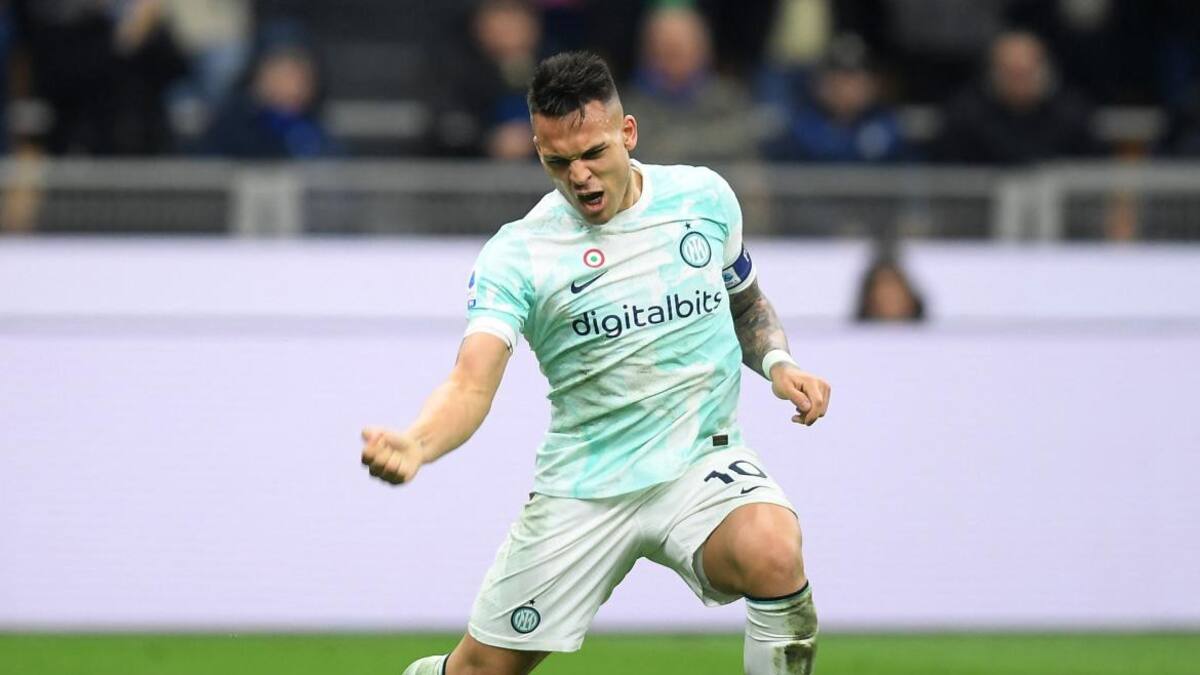 Lautaro Martínez; Inter de Milán-Lecce. Foto: Reuters.