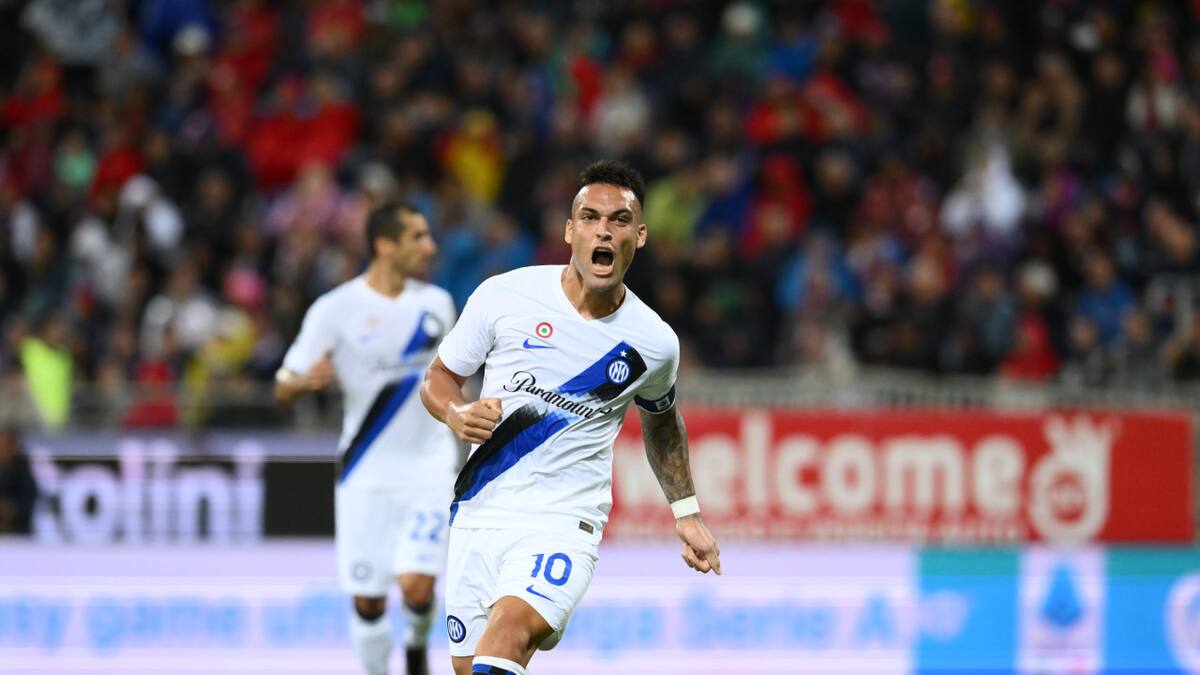 Lautaro Martínez volvió a marcar en la Serie A. Foto: X @Inter_es.