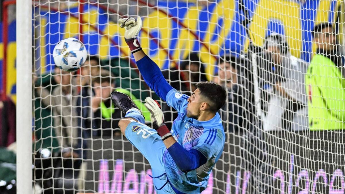 Leandro Brey, Boca Juniors. Foto: X @BocaJuniors.