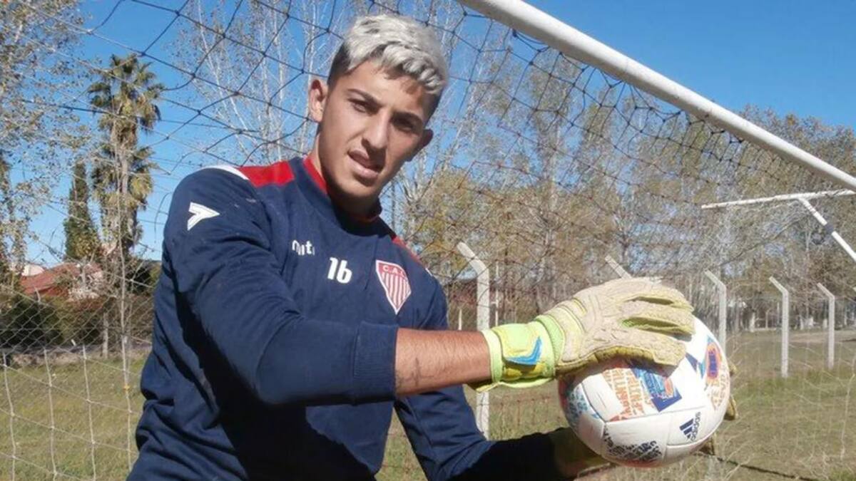 Leandro Brey cuando era jugador de Los Andes. Foto: Twitter Los Andes